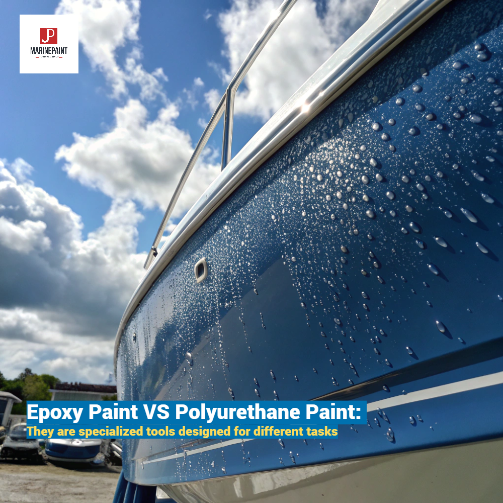 Epoxy vs. polyurethane marine paint,marine paint,boat paint,epoxy paint,polyurethane paint,one-part polyurethane,two-part polyurethane,topside paint,bottom paint,antifouling paint,marine coating,boat maintenance,fiberglass boat paint,aluminum boat paint,wood boat paint,marine primer,epoxy primer,gelcoat,boat restoration,marine enamel,waterproof boat paint,UV resistance,chemical resistance,abrasion resistance,durability,flexibility,gloss retention,boat hull,above the waterline,below the waterline,surface preparation,roll and tip method,marine-grade,boat finish,yacht paint,saltwater protection,corrosion resistance,marine environment,DIY