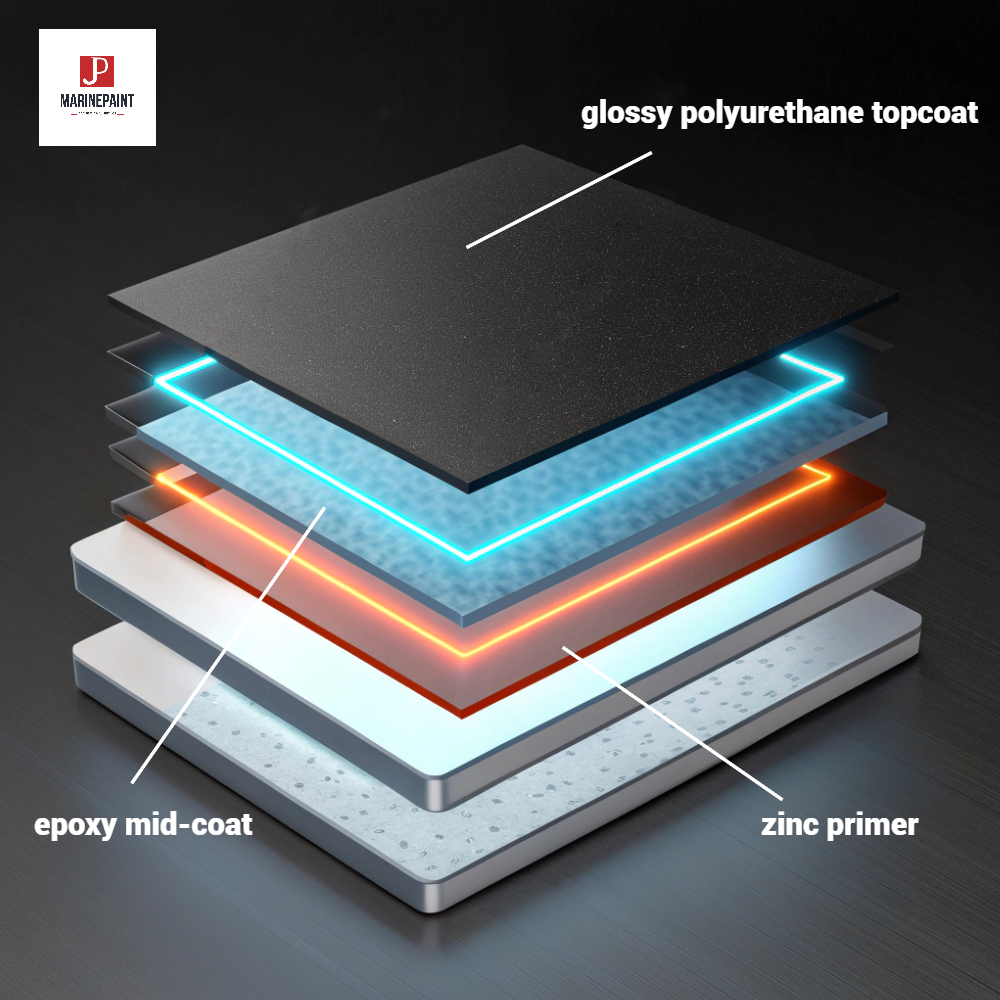 Anti-corrosion marine paint,marine coatings,metal protection,corrosion resistance,anti-corrosive primer,marine paint for metal,saltwater corrosion,rust prevention paint,high-performance marine coatings,epoxy marine paint,polyurethane topcoat,boat hull paint,marine-grade paint,steel protection,aluminum paint,antifouling paint,zinc-rich primer,protective coating,marine environment,vessel maintenance,ship paint,underwater paint,waterline coating,ballast tank coating,deck paint,industrial marine paint,surface preparation,dry film thickness (DFT),self-indicating coating,chemical resistance,UV resistance,long-lasting durability,rust inhibitor