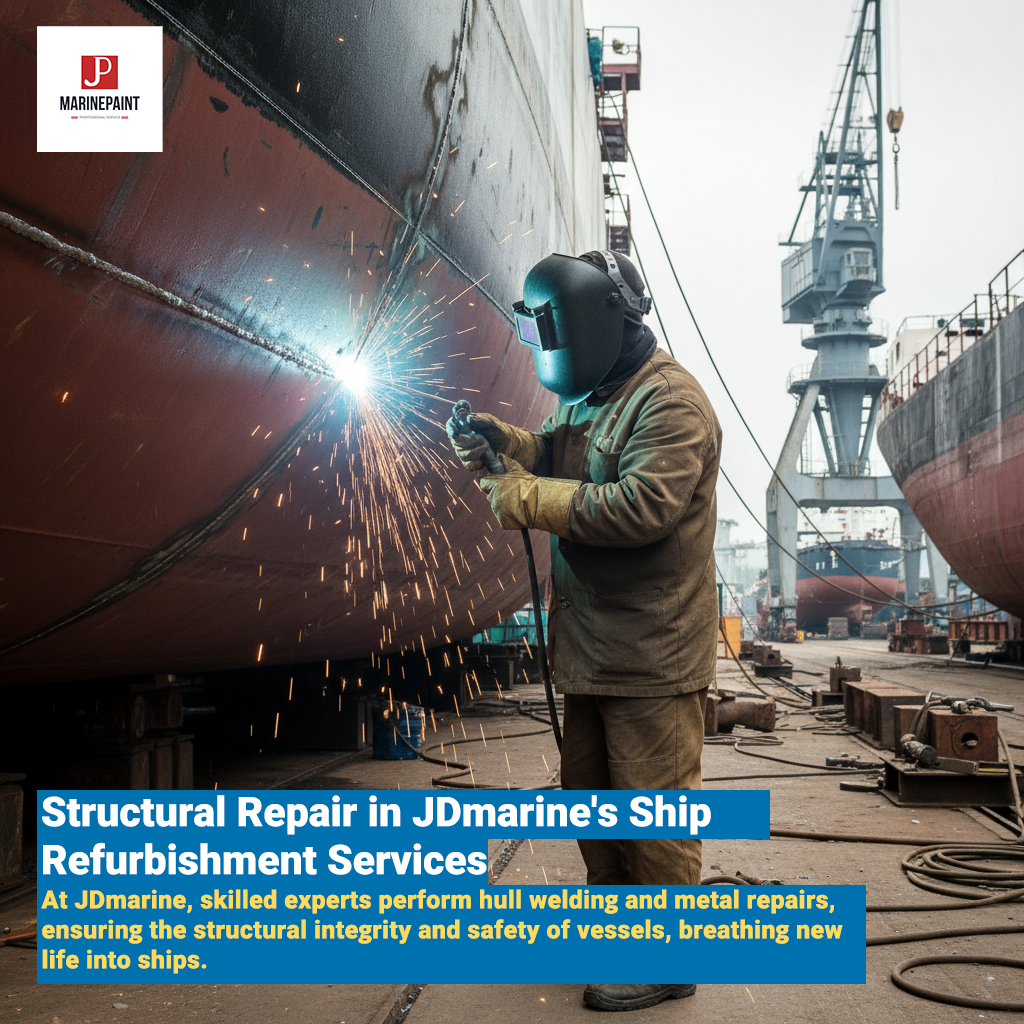 structural repair in jdmarine's ship refurbishment services