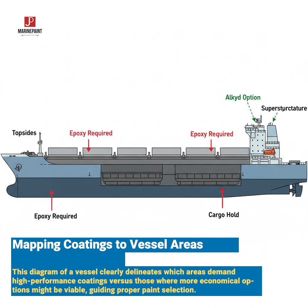 marine paint price comparison epoxy vs. Alkyd,epoxy vs enamel paint cost,marine coating cost-benefit analysis,polyurethane vs alkyd,two-part vs one-part marine paint,marine paint ROI,long-term paint cost,cost of ownership marine coatings,durability,abrasion resistance,chemical resistance,service life,recoat interval,adhesion,corrosion protection,marine primer cost,topside paint systems,deck coating solutions,cargo hold lining,superstructure paint,boat paint selection,antifouling system,price per gallon,labor costs,dry dock fees,surface preparation,project budget,marine maintenance costs,vessel downtime,Epoxy vs. Alkyd Marine Paint,Alkyd Marine Paint