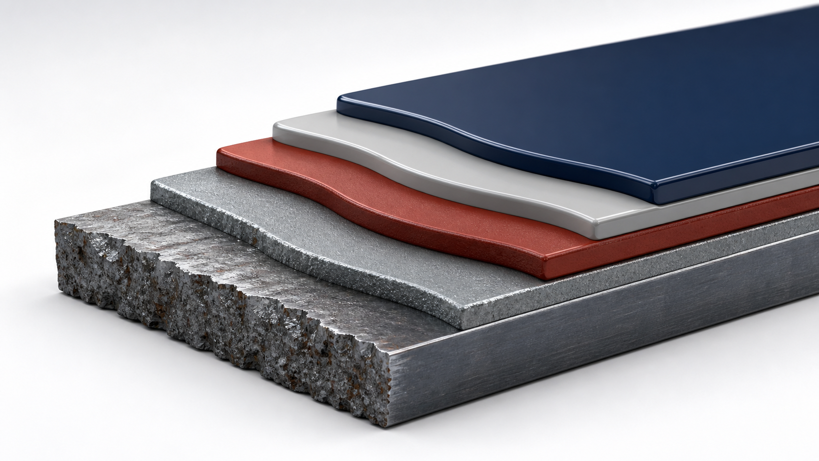 Epoxy primer system layer diagram