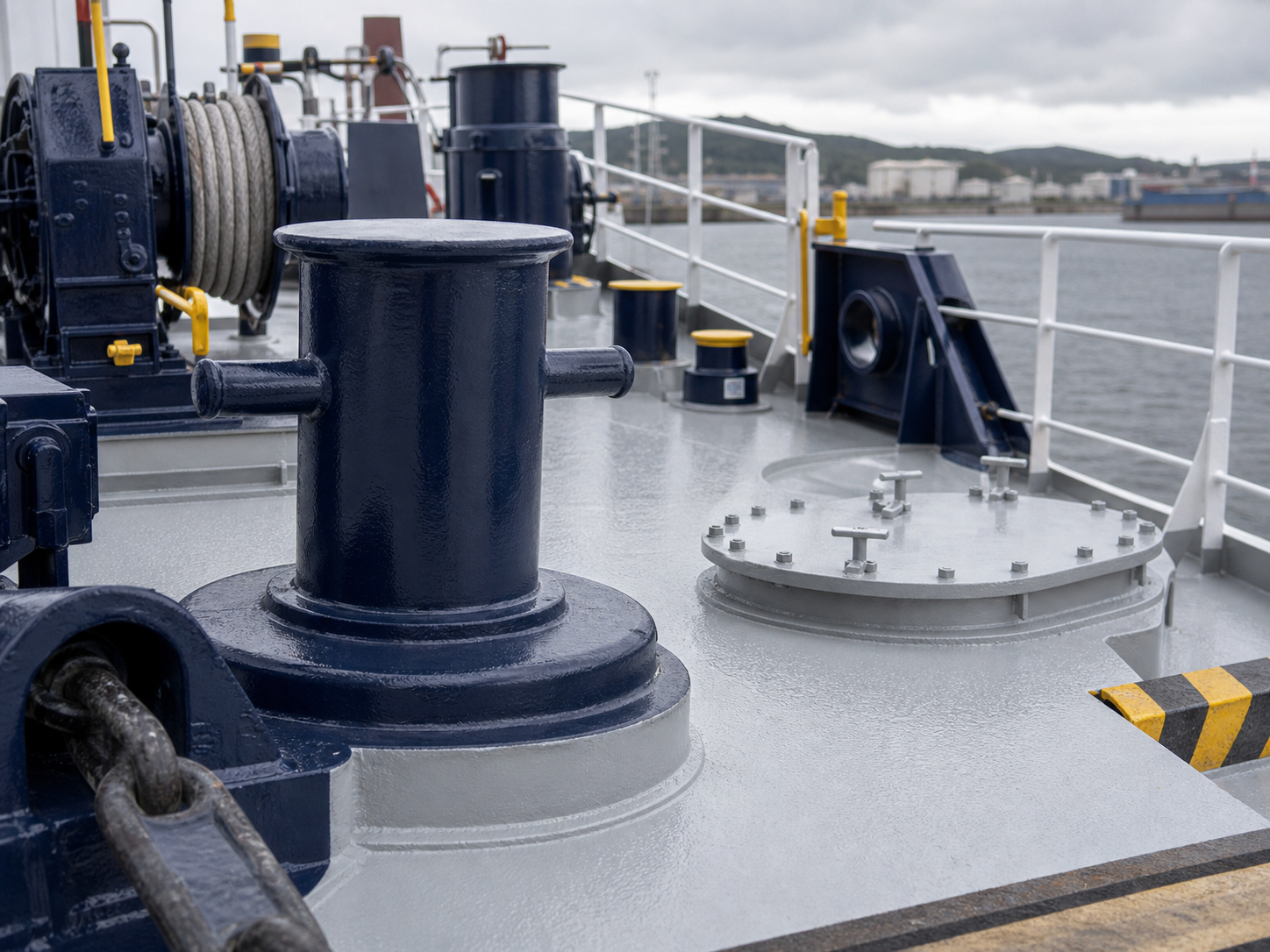 Deck equipment polyurethane paint
